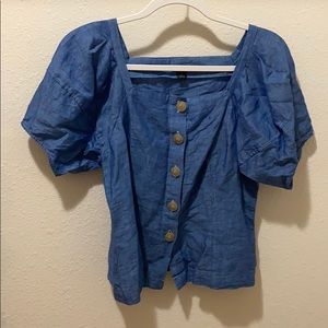 Ann taylor Blue top ,sp